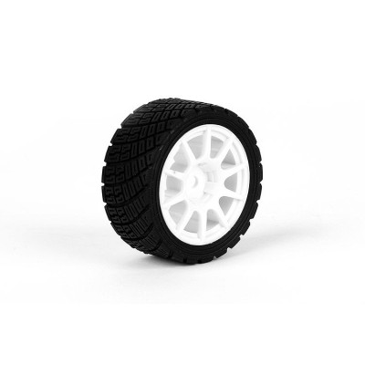 CARTEN nalepené M-Rally gumy na bílých 10 papr. diskách +1mm, 4 ks.