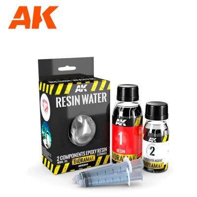 Resin Water 2 Components Epoxy Resin 375ml