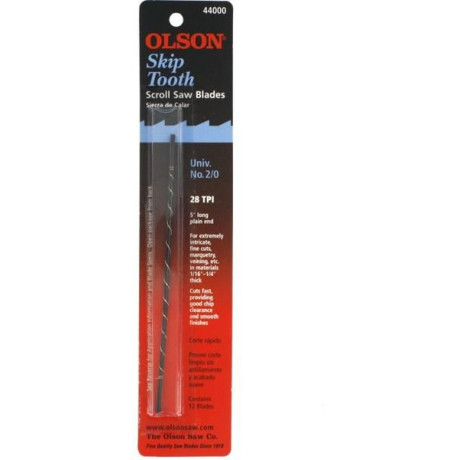 Olson list do lupénkové pilky 0.74x0.30x127mm vlčí zub 20TPI (12ks)