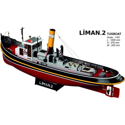 Türkmodel Liman 2 přístavní remorkér 1935 1:20 kit