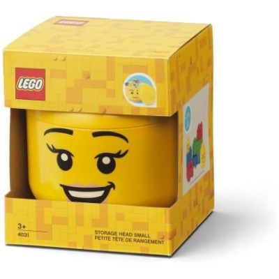 LEGO Storage Head small - šťastný chlapec