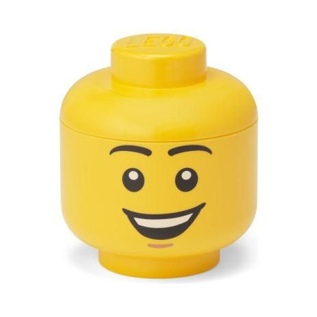 LEGO Storage Head mini - šťastný chlapec