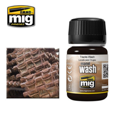 Brown WASH for German Dark Yellow 35ml / A.MIG-1000