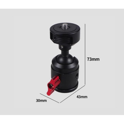 Rotatable 1/4inch Screw Adapter
