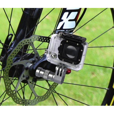 Bike Wheel Axle Holder for Action Cameras