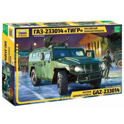 Model Kit military 3668 - Russian Armored Vehicle GAZ \"Tiger\" (1:35