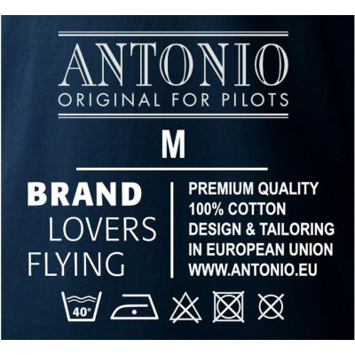 Antonio Men's T-shirt Rekord v doletu XXXL