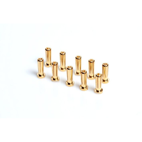 5mm/G5 Gold Works Team/zlaté konektory, 18mm, 10ks.