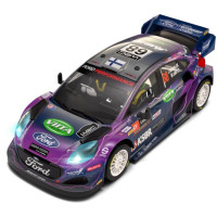 Dráhové autíčko SCX Advance Ford Puma Rally WRC Tanak (4WD) v měřítku 1:32, s osvětlením pro digitální autodráhy SCX Advance. Verze 2.0.