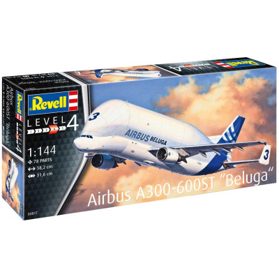 Plastic ModelKit letadlo 03817 - Airbus A300-600ST \"Beluga\" (1:144)