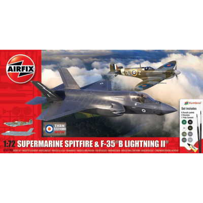 Gift Set letadlo A50190 - \'Then and Now\' Spitfire Mk.Vc & F-35B Lig