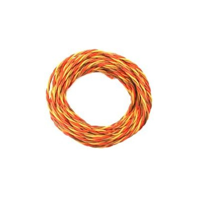 Kabel třížilový kroucený tlustý JR 0.5mm2 (PVC)