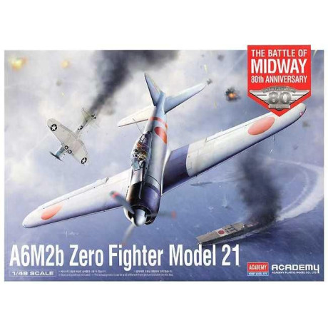 Model Kit letadlo 12352 - A6M2b Zero Fighter Modrel 21 \"Battle of Mi