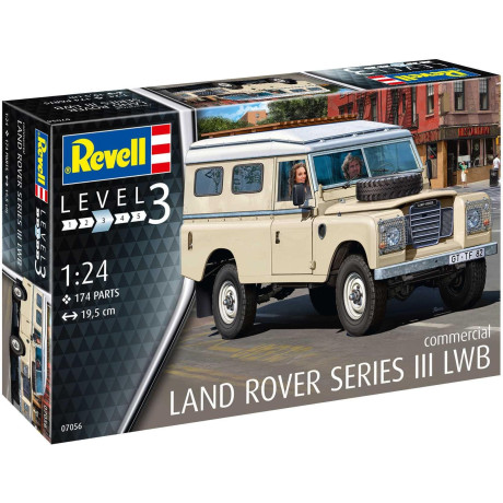 Plastic ModelKit auto 07056 - Land Rover Series III LWB (commercial)