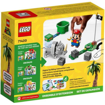 LEGO Super Mario - Nosorožec Rambi – rozšiřující set