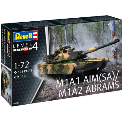 Plastic ModelKit tank 03346 - M1A2 Abrams (1:72)