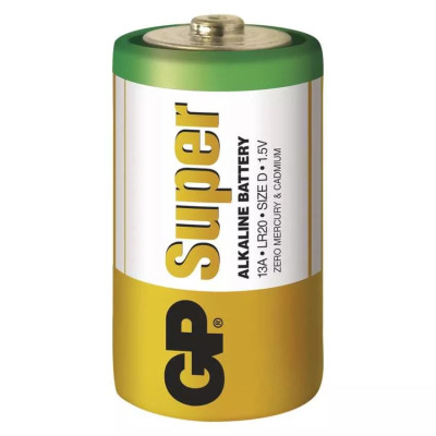 Alkalická batéria GP Super LR20 (D) /2ks