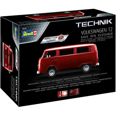 Plastic ModelKit TECHNIK auto 00459 - Volkswagen T2 (Easy-Click Syste