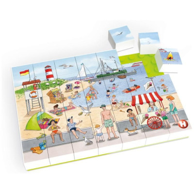 HUBELINO Puzzle - Dovolená na pláži