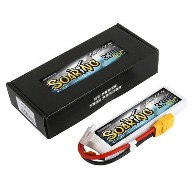 Gens ace Soaring 3300mAh 7.4V 30C 2S1P Lipo Battery Pack with XT90 plug