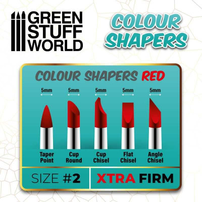 Colour Shapers Brushes SIZE 2 - EXTRA FIRM / Štetce na tvarovanie veľkosť 2 extra pevné