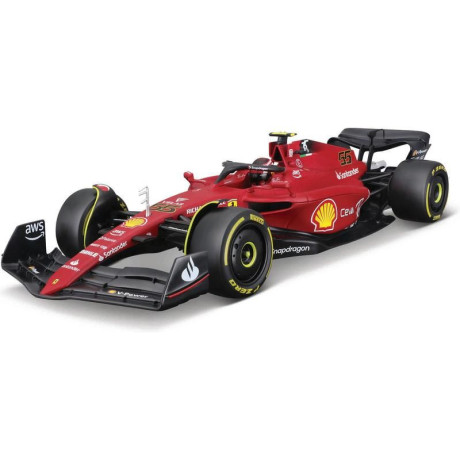 Bburago Ferrari F1-75 1:18 NO55 Carlos Sainz