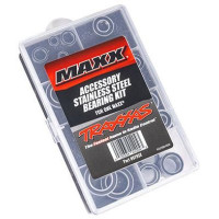 Traxxas sada nerezových kuličkových ložisek pro RC model auta Maxx. Upgradujte ložiska na vašem modelu za nerezová pro dlouhotrvající výkon ve vlhkých podmínkách. Sada ložisek je balena v krabičce s přihrádkami a štítkem pro identifikaci.
