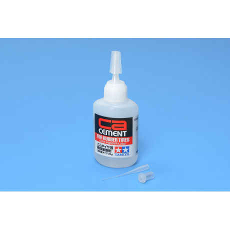 Tamiya CA Cement for Rubber Tires (Low Viscosity, 25g)