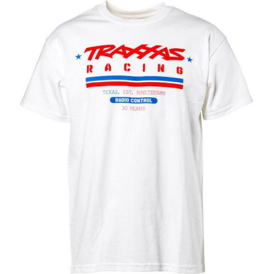 Traxxas tričko Heritage bílé XXL