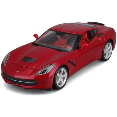 Maisto Corvette Stingray 2014 1:18 červená metalíza