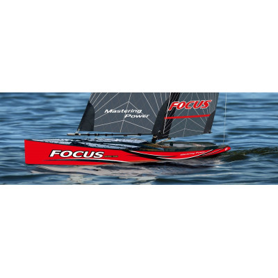 Focus V3 RTR plachetnice - červená