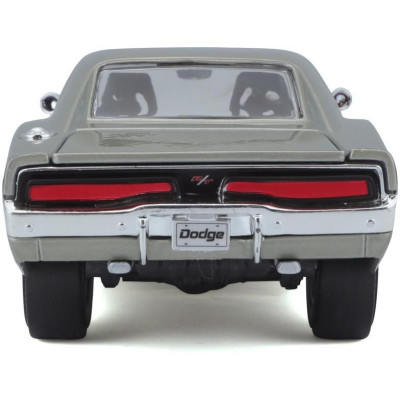 Maisto Dodge Charger R/T 1969 1:25 stříbrná