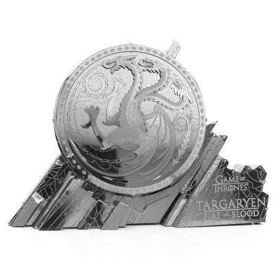 Metal Earth Luxusná oceľová stavebnica Hra o tróny - Znak rodu Targaryen