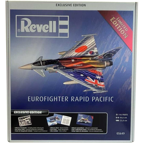 Plastic ModelKit letadlo 05649 - Eurofighter-Pacific \"Limited Editio