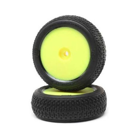 Losi kolo s pneu Taper Pin, přední, žlutý disk (2): Mini-B