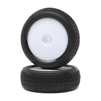 Losi kolo s pneu Taper Pin, přední, bílý disk (2): Mini-B