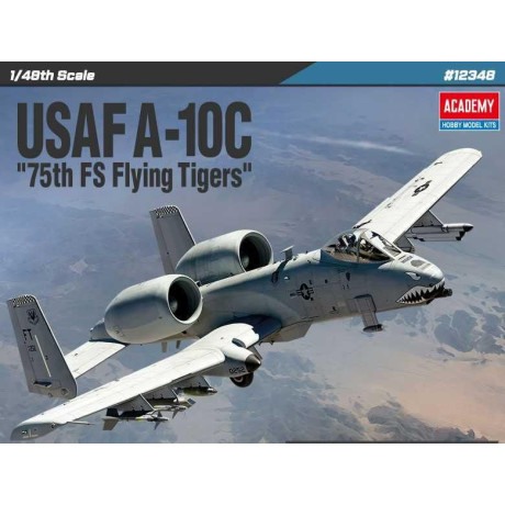 Model Kit letadlo 12348 - USAF A-10C \"75th FS Flying Tigers\" (1:48)