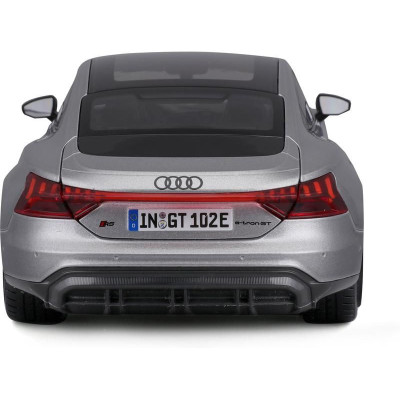 Bburago Audi RS E-tron GT 1:18 stříbrná