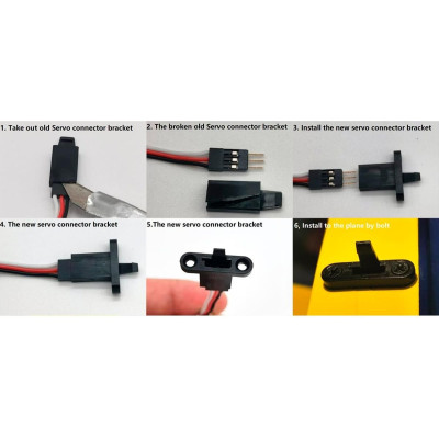 Servo connector bracket (4ks)