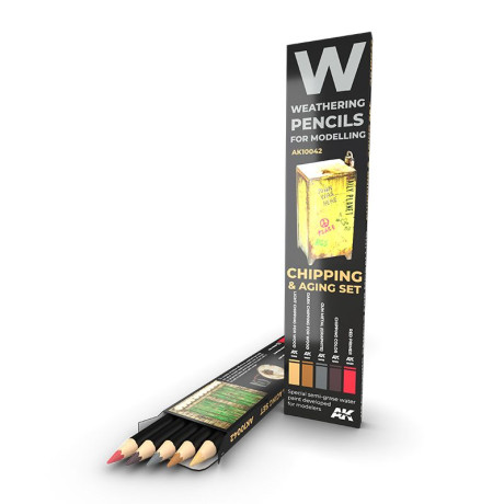 WATERCOLOR PENCIL SET CHIPPING & AGING SET