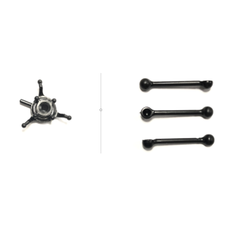 MODSTER BO-105: Swashplate and control rods 291333