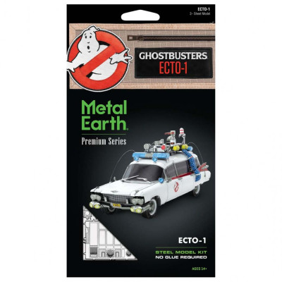 Metal Earth Luxusní ocelová stavebnice Ecto-1 Ghostbusters