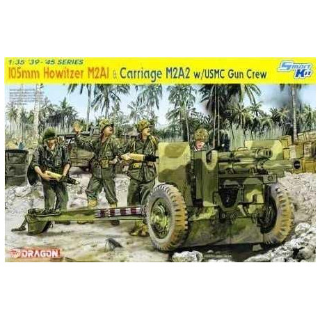 Model Kit military 6531 - 105mm HOWITZER M2A1 & CARRIAGE M2A2 (1:35)