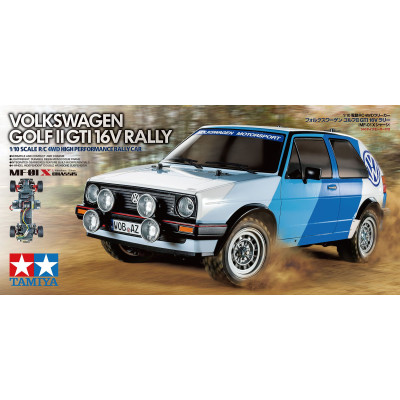 Tamiya 1:10 RC VW Golf II GTI 16 Rally MF-01X