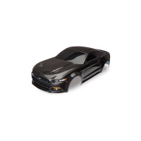 Náhradní díly pro RC modely auto Ford Mustang: Karosérie černá, samolepky.