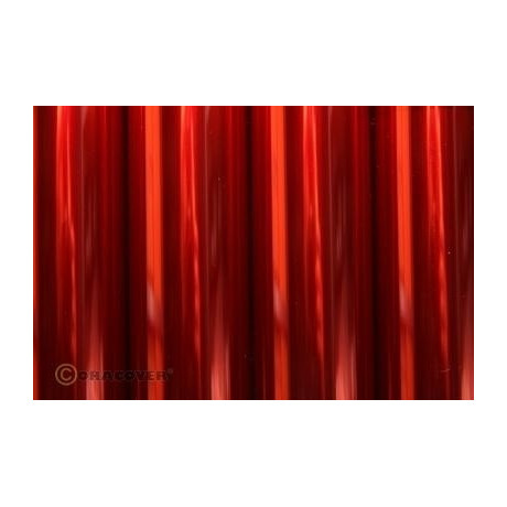 ORACOVER 2m Transparentní červená (29)