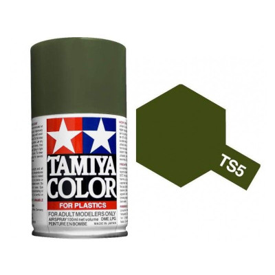 Tamiya Color TS 5 Flat Olive Drab 1 Spray 100ml
