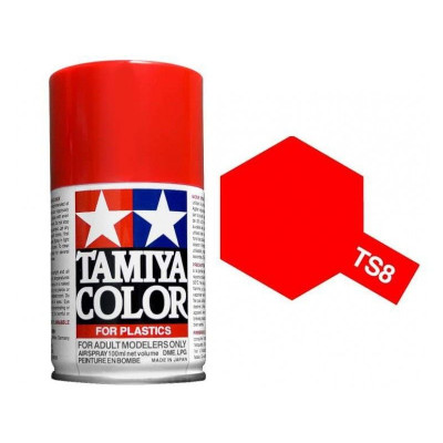Tamiya Color TS 8 Italian Red Spray 100ml