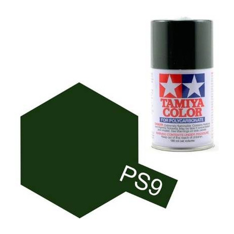 Tamiya Color PS-9 Green Polycarbonate Spray 100ml