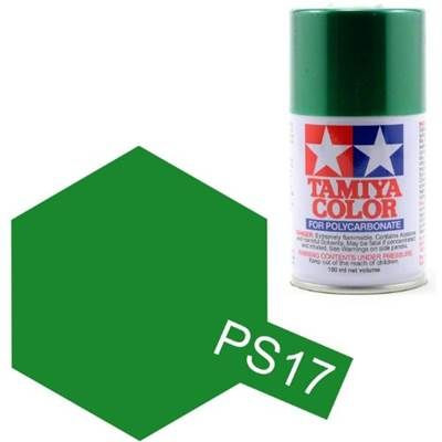 Tamiya Color PS-17 Metallic Green Polycarbonate Spray 100ml